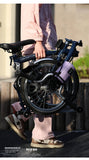 Rhinowalk Bicycle Handlebar Bag 1.6L Insulated Water Bottle Bag Cycling Front Tube Bag Commuting Morandi Color Shoulder Pack