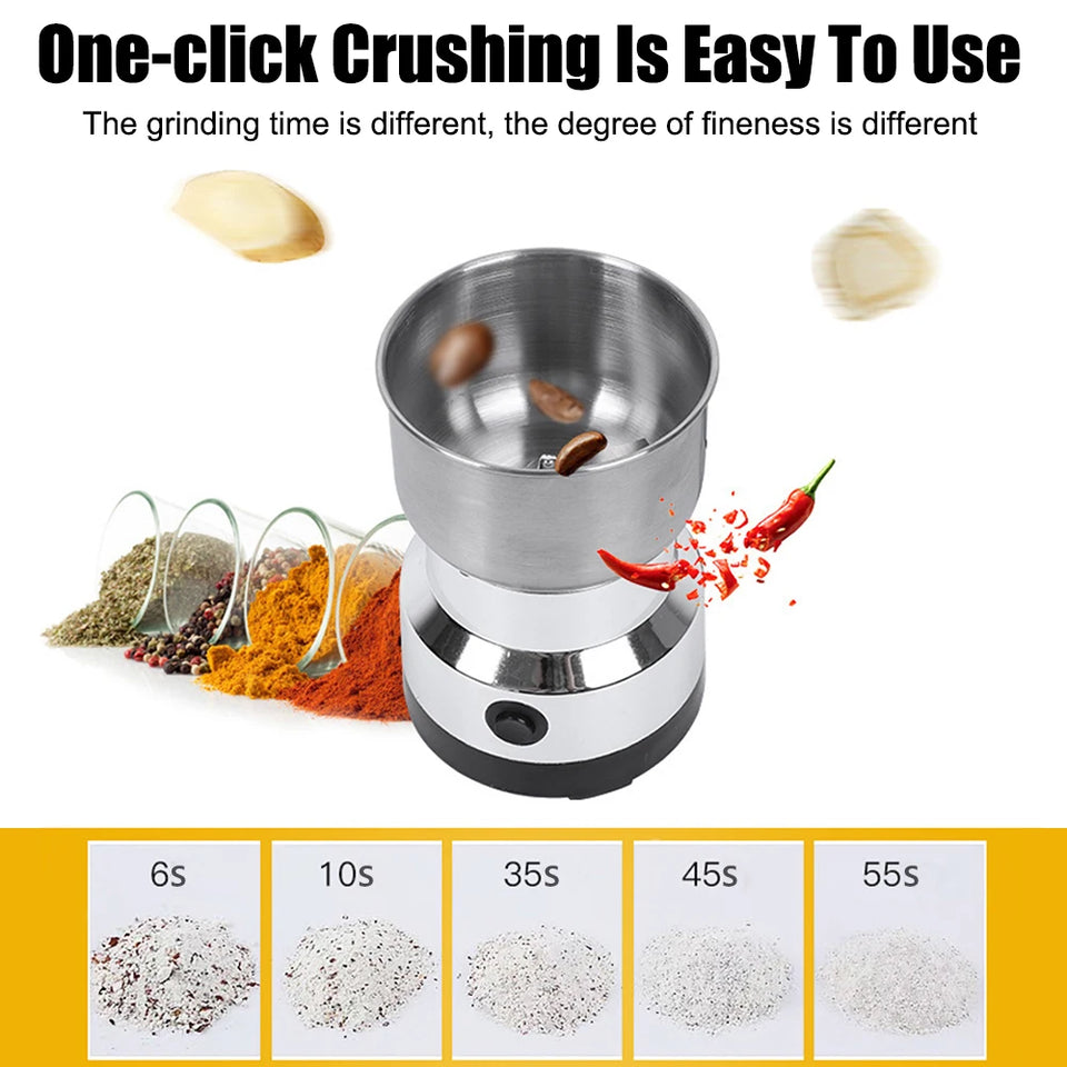 Electric Coffee Grinder for home Kitchen Multifunctional Coffe Chopper Blades Grains Grinder Machine Nuts Beans Spices Blender