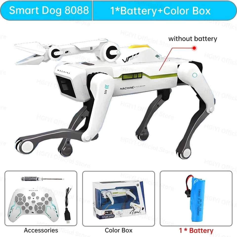 AI Simulation Robot Dog Intelligent Machine Dog Voice Command APP Control Programming Interactive Performs Acrobatics Robot Dog