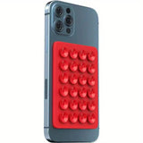 Silicone Suction Phone Holder Mat Multi-functional Suction Cup Phone Stand Square Anti-Slip Single-Sided Case Mount Back Sticker