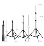 200/170/150/55cm Selfie Tripods Aluminum Light Stand For Phone Stand Mount Digital Camera Tripod With Clip Bluetooth Controller
