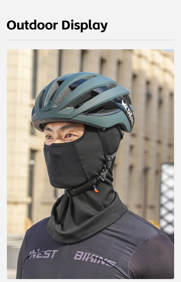 WEST BIKING Balaclava Full Face Mask UV Protection Ski Sun Hat Tactical Motorcycle Helmet Bandana Neck Windproof Mask