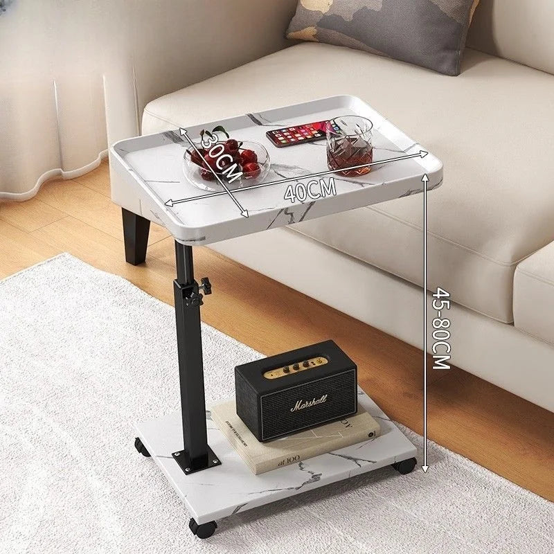 Adjustable Table Home-use Living Room Side Table Small Coffee Table Bedroom Mobile Bedside Table Sofa Corner New Sales