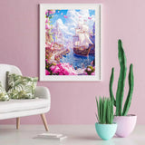 Sea Sailboat 5D Diamond Painting Kit Seaside Scenery New Arrivals Mosaic Cross Stitch DIY Home Decor Gift for Adult Beginners