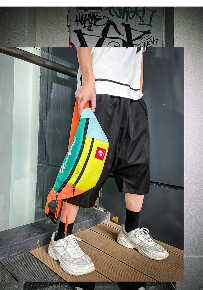 Unisex Waist Bag Fanny Pack Fashion Bags For The Belt Multifunction Chest Bag Banana Packs Hip Hop Bum Package Crossbody Pack