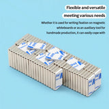 20x10x3mm Super Powerful Block Neodymium Magnet  With double-sided adhesive Magnet N35 Strong Permanent Magnetic imanes
