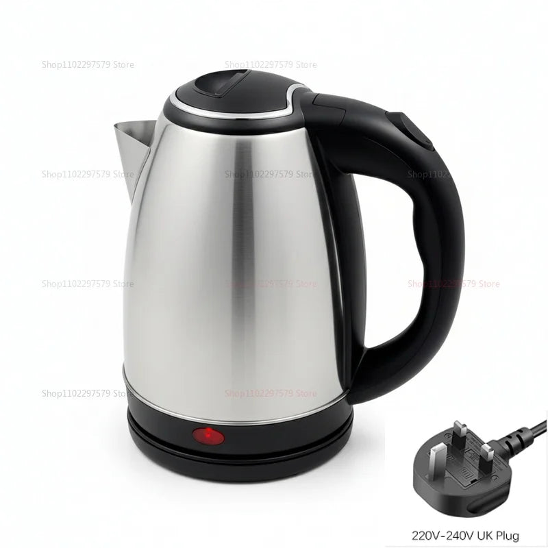 Electric Kettle 304 Stainless Steel Durable Portable Water Boiler Pot Fast Boil for Home During  Electric Water Kettle for Home