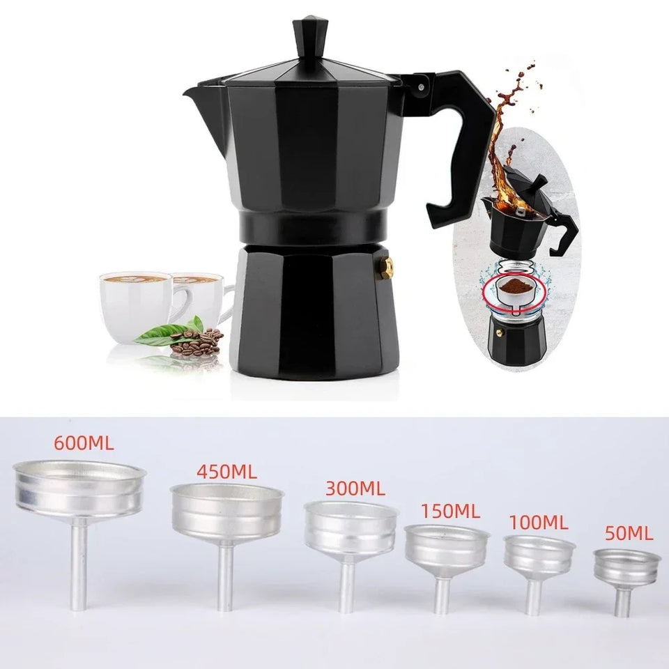 Funnel Moka Funnel Coffee Maker Tools Filter Replacement For Espresso Coffee Funnel Filter Plate 1 2 3 6 9 12 Cups