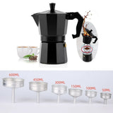 Funnel Moka Funnel Coffee Maker Tools Filter Replacement For Espresso Coffee Funnel Filter Plate 1 2 3 6 9 12 Cups
