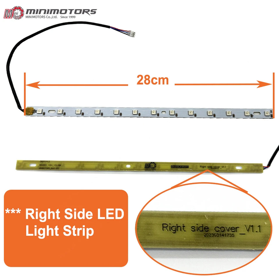 Original Thunder III Deck Side Light Strip Suit for Official Dualtron New Victor Luxury+ Ultra 2 Deck Side Light Strip E-Scooter