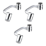 1080° Rotatable Extension Faucet Sprayer Head Universal Faucet-Extender 2 Modes Stainless Steel Bathroom Tap Extend Adapter
