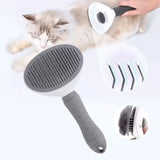 Pet Hair Remover Comb One Click Self Cleaning Brush for Dogs Cats Grooming Tool Effectively Remove Loose Floating Fur Shedding