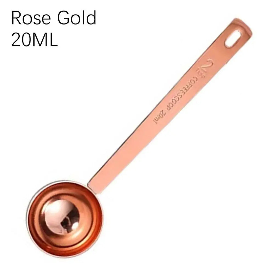 High-quality Stainless Steel Measuring Spoon Blending Thicken Coffee Scoop 5/10/15/20/30ML Powder Spoon Coffee