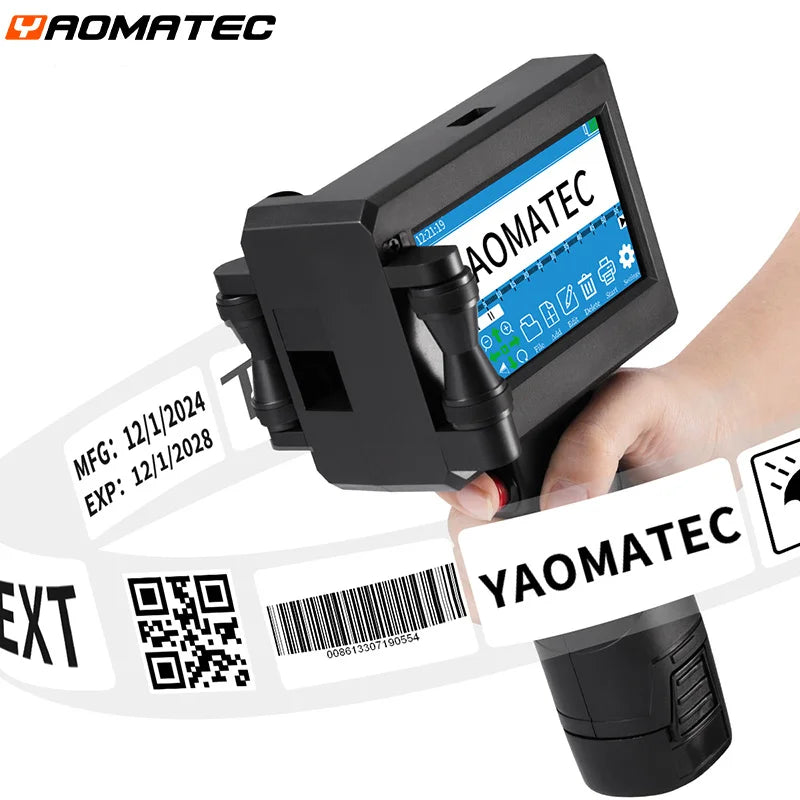 S1730  28 language date number logo expiry date label plastic carton hand jet handheld thermal inkjet printer