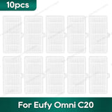 Compatible for Eufy Omni C20 Accessories Dust Bag Hepa Filter Roller Side Brush Mop Cloth Spare Parts