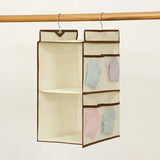 Non-woven Closet Wardrobe Cabinet Organizer Hanging Pocket Drawer Clothes Storage Clothing Home Organization Hanging Storage Bag