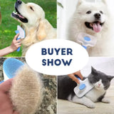 Pet Hair Remover Comb One Click Self Cleaning Brush for Dogs Cats Grooming Tool Effectively Remove Loose Floating Fur Shedding