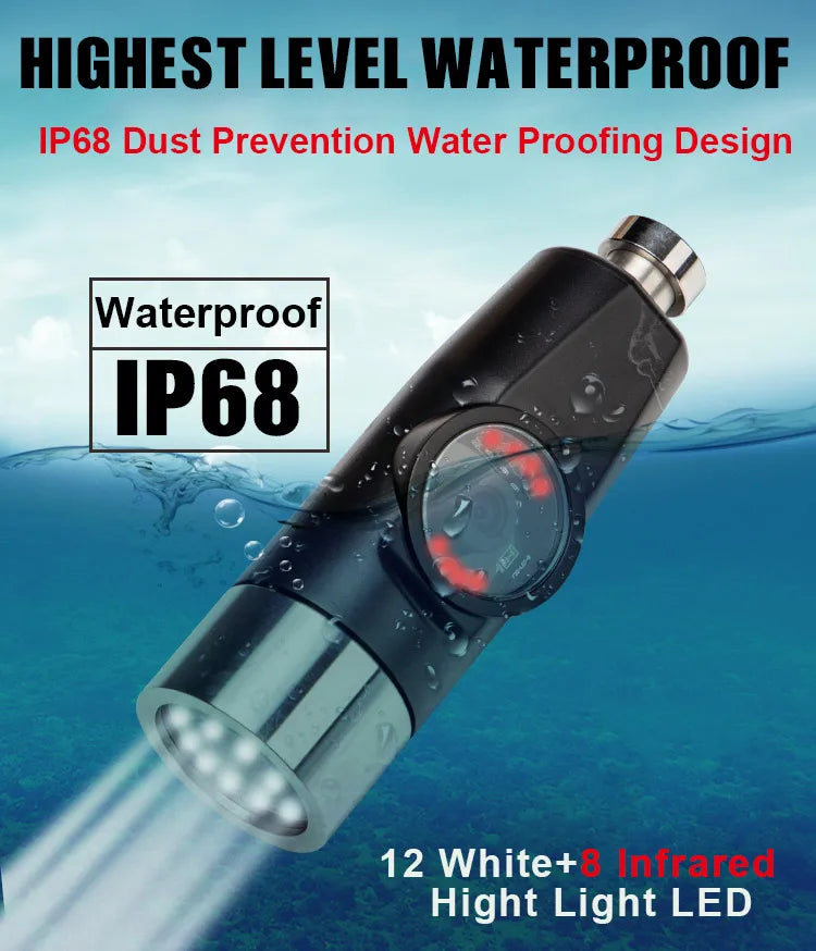 SYANSPAN Well Pipe Inspection Video Camera,Drain Sewer Pipeline Industrial Endoscope Deep Down Hole Underwater Underground Lens