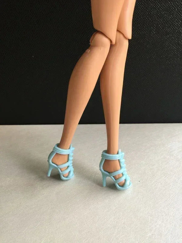 Doll toy accessories shoes high heels black shoes for your BB dolls BBIA31
