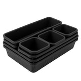 Make Up Organizer Box Storage Drawer Storage Box Closet  Cover Kitchen Bathroom Storage Trays 8pc/set Sundries Jewellery Holder