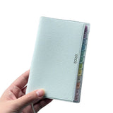 Calendar Notebook Diary  Planner With Rainbow Index Cortical Schedule Handbook High Value Monthly Weekly Plan Work Notes