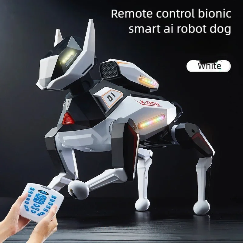 AI Simulation Robot Dog Intelligent Machine Dog Voice Command APP Control Programming Interactive Performs Acrobatics Robot Dog