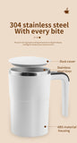 380ML Mini Electric Coffee Self Mixing Mug IP67 Waterproof Food Safe Coffee Mug USB Rechargeable Automatic Magnetic Cup For Tea