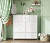 Living Room Closet Hallway White Bedroom Furniture Wide Steel Storage Organization Dresser Chest Drawers
