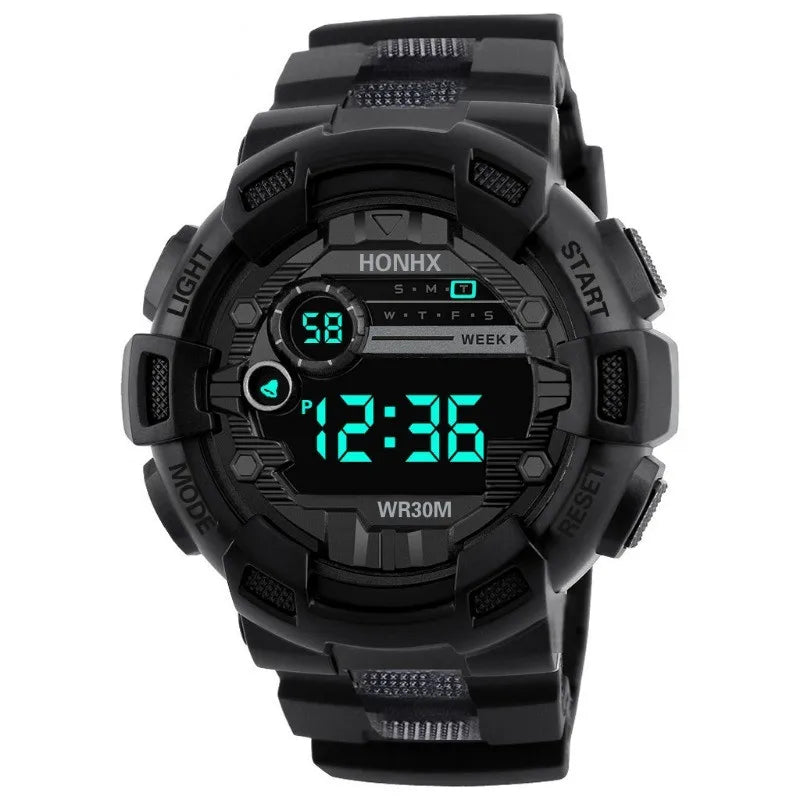 Electronic watch, trendy sports electronic watch for middle and high school students