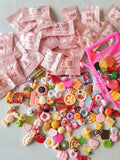 5/30/60pcs Mini Simulation Supermarket Snack Blind Bag Cute Children's Party Kitchen Accessories Blind Box Toys Randomly Sent