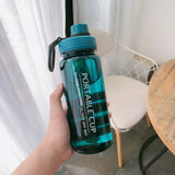 Fashion Drinking Water Bottle 600/800/1000ML Plastic Tea Coffee Cup Large Capacity Water Cup Outdoors