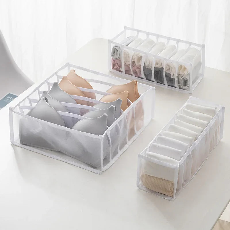 Closet Organizer For Underwear Socks Home Cabinet Divider Storage Box Storage Organizer for clothes Foldable Drawer Organizer