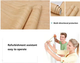 PVC Waterproof Self Adhesive Wallpaper Wall in Rolls Furniture Cabinets Vinyl Decorative Film Wood Grain Stickers For Home Decor