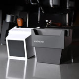 KACACAO Coffee Knock Box Espresso Grounds Container Dump Bin Bucket Anti Slip Powder Beveled Residue Barista Accessories Tools