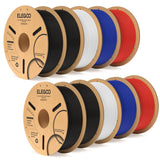 ELEGOO PLA Filament 10KG 1.75mm Plastic 3D PLA for 3D Printer Filament for FDM 3D Printer Elegoo