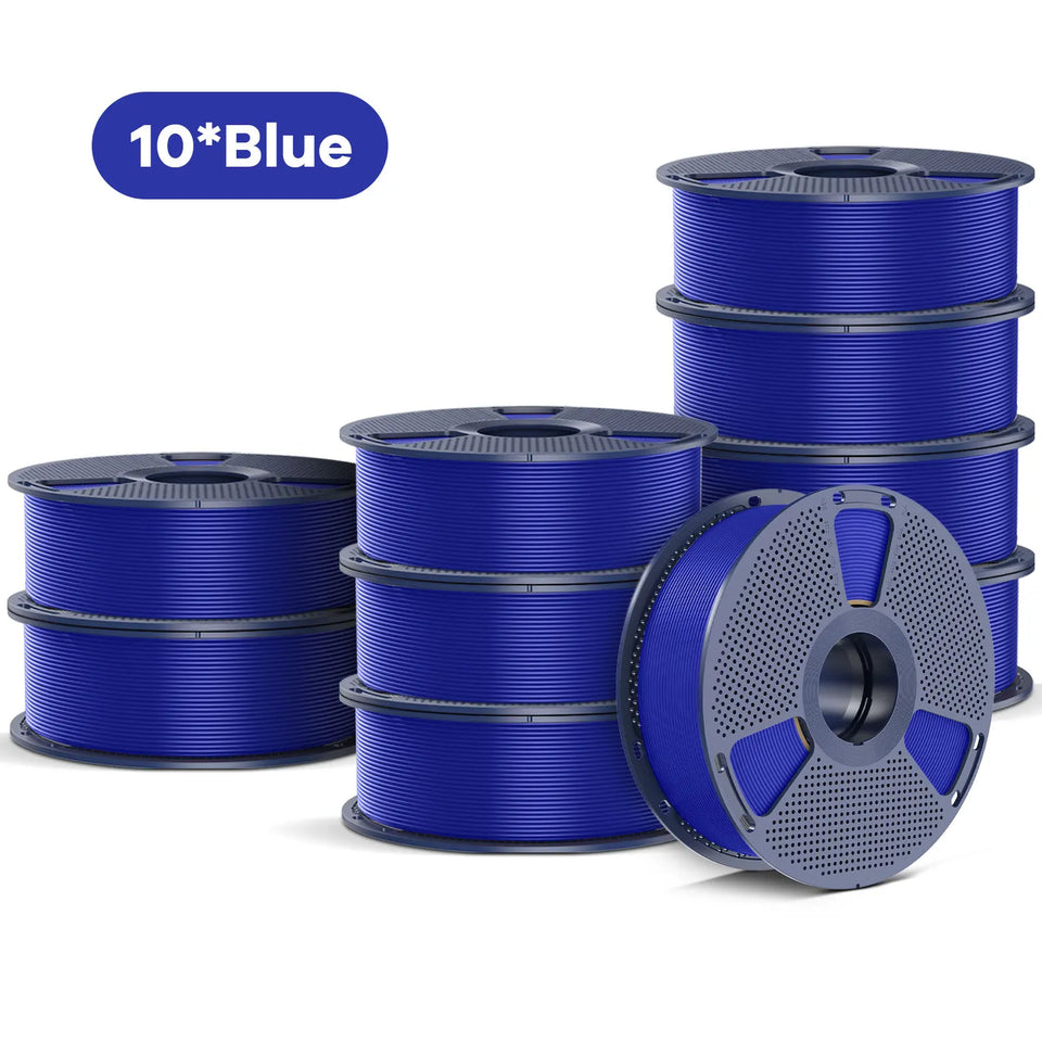 SUNLU Official Filament 10kg PETG filament 1.75mm 1kg/roll 10 Spool 3D Printer Filament PLA/PETG/Silk/ABS/TPU For Bambu Creality