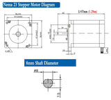 Linear Rail Kit Sliding Table Ball Screw Module Slide Stage 50-300mm Stroke Nema23 Stepper Motor 1.2Nm Power Supply Driver CNC