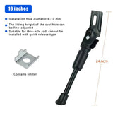 Kids Bike Kickstand Parking Stand Foot Brace Children Bicycle Side Support 12/14/16/18/20 Inch Foot Riding Accessories