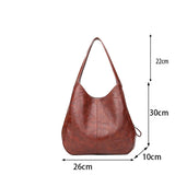 Womens Hand Bags Soft PU-Leather Shoulder Bags Ladies All-Matching Shopping Dating Bag Large Capacity Crossbody Bag Gift