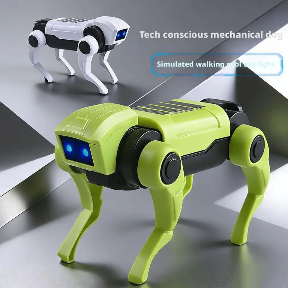 Children's Interactive Robotic Dog Simulated Dog Walking Dog Toy Bionic Design Science Teaching DIY Assembling Model