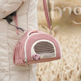 Pet Travel Pet Backpack with Warm and Breathable Anti Loss Backpack Parrot Guinea Pig Nest Pet Supplies Guinea Pig  Bunny Cage
