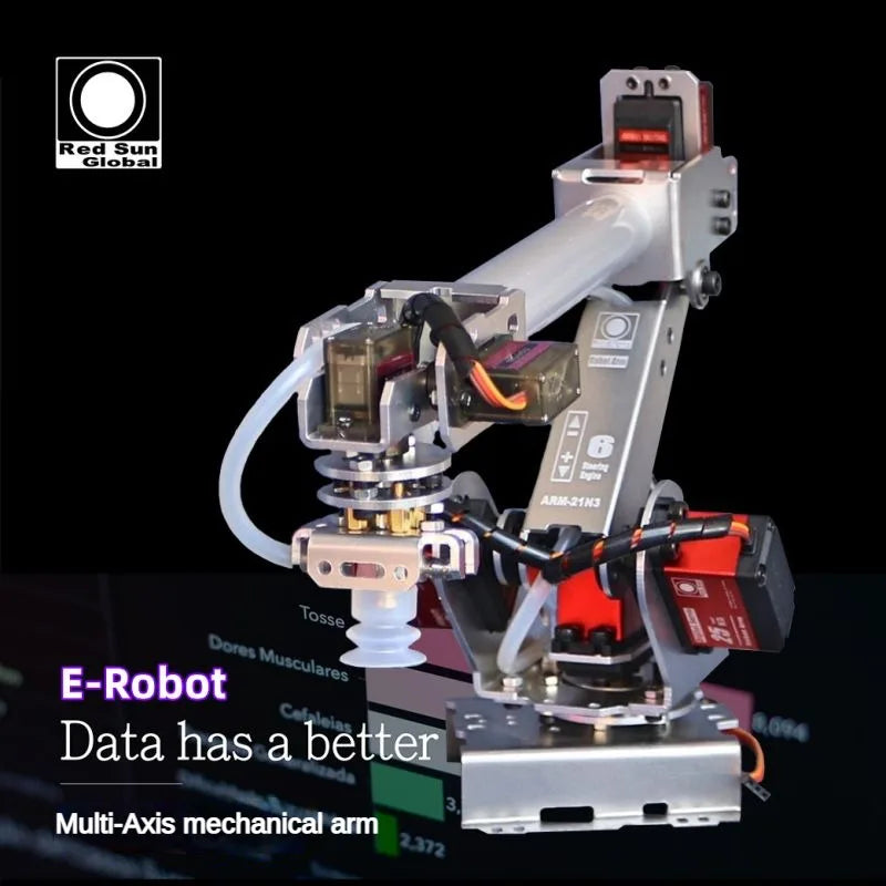 6 DOF Robot Arm Industrial Robotic Arm With 20KG/25Kg Digital Servos For Raspberry For Arduino Robot DIY kIT  Programmable Robot