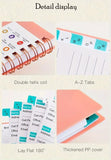 MINI Size Notebook Telephone Address & Birthday Book With Alphabetic Tabs Notepad Notebooks Writing Pads Office School Supplies