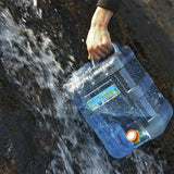 28L Water Storage Container Large Capacity Mineral Water Barrel Dustproof Camping Drinking Water Bucket for Self-Driving Tour