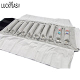 Women Luxury Jewelry Roll Storage Bag Lady Rings Earrings Necklace Organizer Portable Cloth Bags