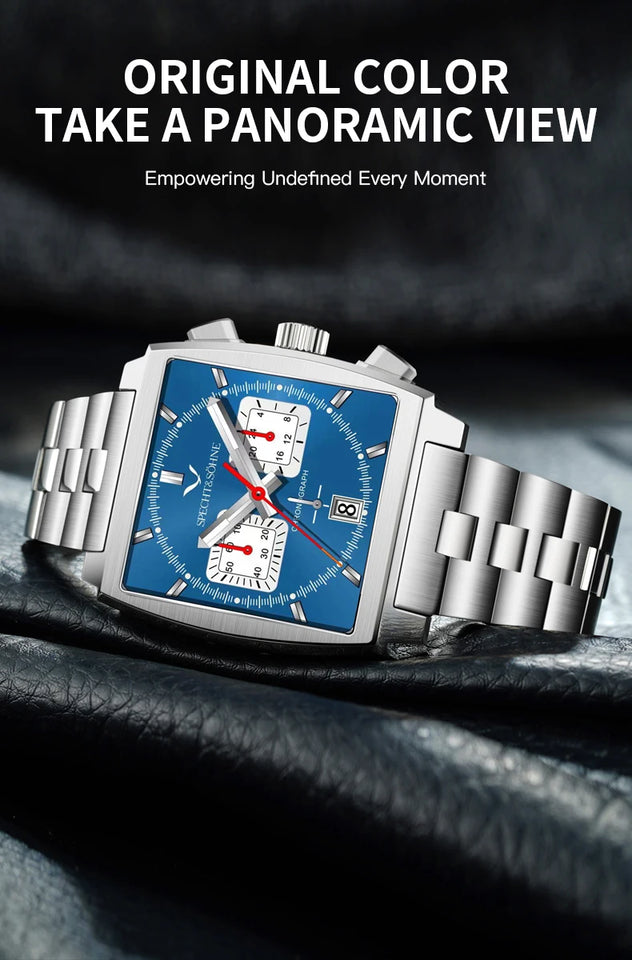 2025 Specht & Sohne New Arrivals Mens Watches Top Brand Luxury Stainless Steel Japan VK64 Chronograph Male Quartz Wristwatches