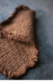 Tea mat, pure handmade plant table runner, pure cotton, thick coarse dry soaking, retro wabi-sabi tea ceremony accessories