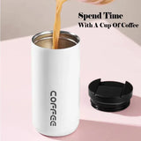 400ML Stainless Steel Coffee Thermos Leakproof Car Vacuum Flasks Thermal Coffee Mug Portable Travel Portable Insulated Bottle