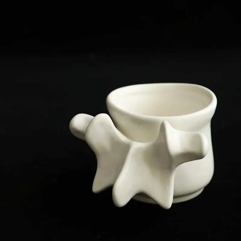 New Spine Shape Ceramics Mugs Coffee Milk Mug Office Tea Cups Drinkware Vase Ornaments Gift for Friends