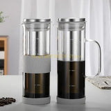 Elegant Borosilicate Glass Cold Brew Coffee Carafes Practical Cold Brew Coffee Machine with Flavor Extraction top sale